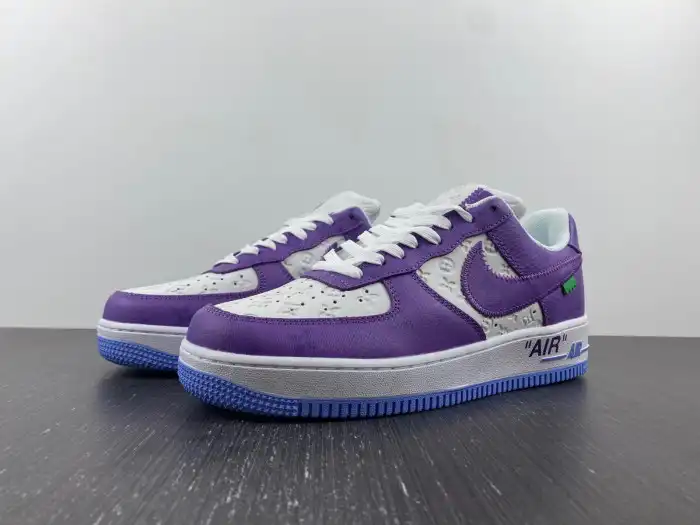 Cheap Husky Louis Vuitton Nike Air Force 1 Low Purple 0123