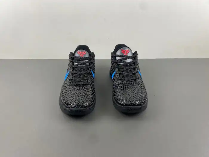 Rep Husky Nike Kobe 6 Dark Knight 429659-016 0129