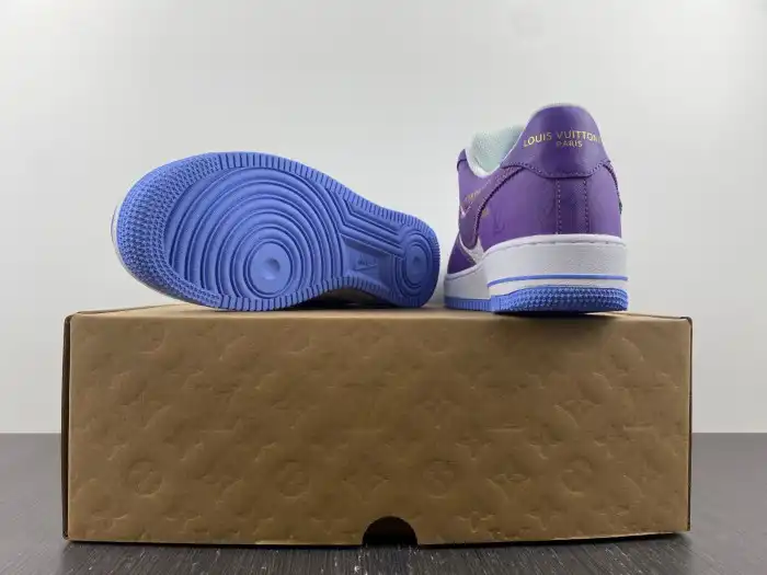 Cheap Husky Louis Vuitton Nike Air Force 1 Low Purple 0123