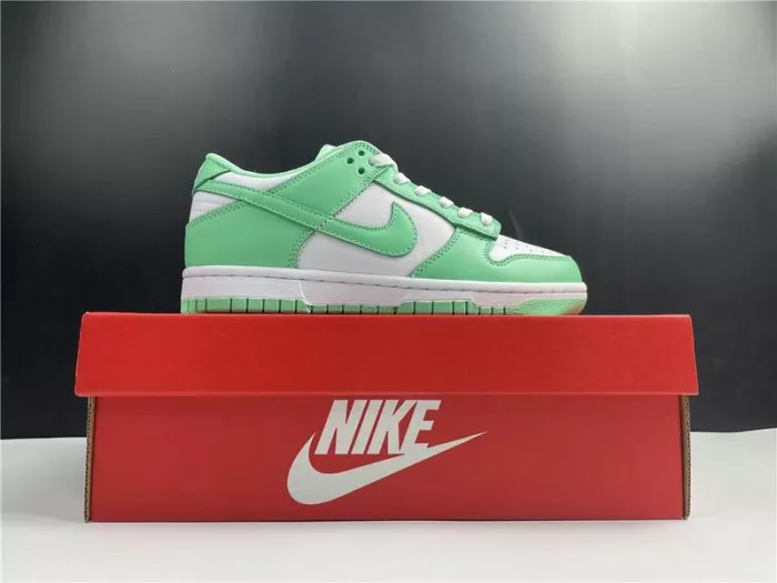 Rep Husky Nike Dunk Low Green Glow (W) DD1503-105 0119