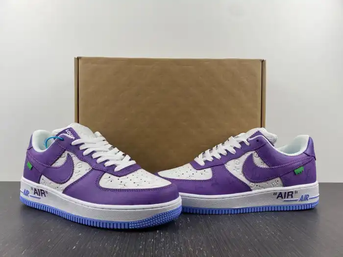 Cheap Husky Louis Vuitton Nike Air Force 1 Low Purple 0123