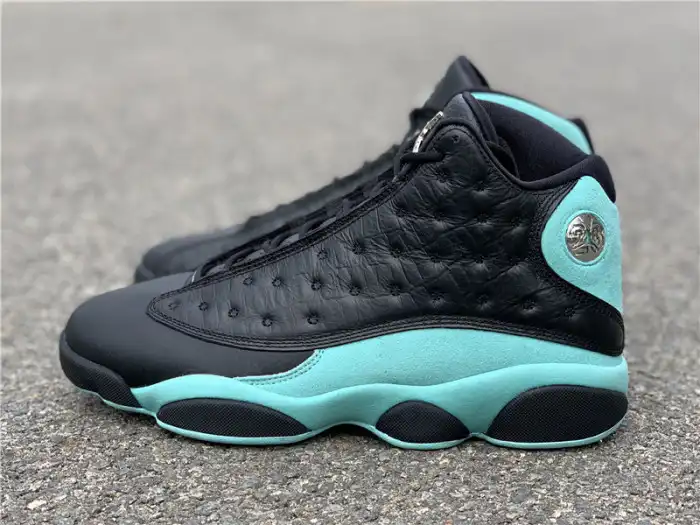 Cheap Husky Air Jordan 13 Retro Black Island Green 414571-030 0126