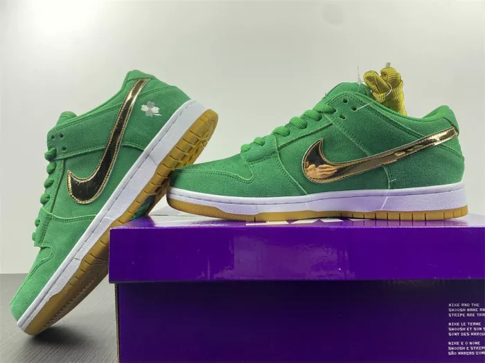 Cheap Husky Nike SB Dunk Low St. Patricks Day BQ6817-303 0119