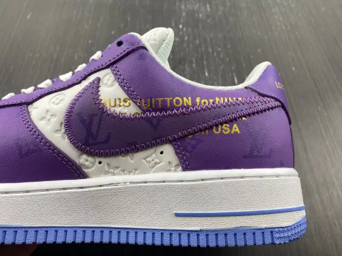 Cheap Husky Louis Vuitton Nike Air Force 1 Low Purple 0123