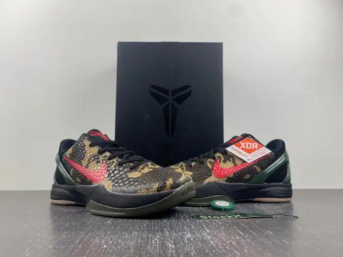 Rep Husky Nike Kobe 6 Protro Italian Camo FQ3546-001 0129