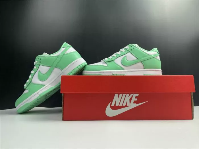 Rep Husky Nike Dunk Low Green Glow (W) DD1503-105 0119