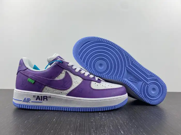 Cheap Husky Louis Vuitton Nike Air Force 1 Low Purple 0123