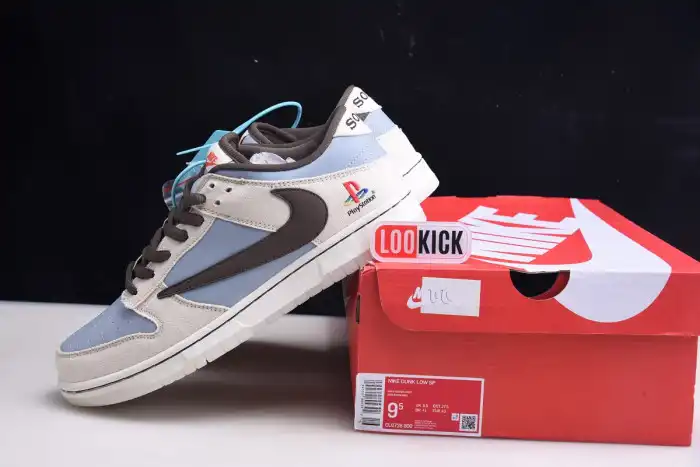 Cheap Husky TRAVIS SCOTT X PLAYSTATION X NK SB DUNK LOW CU1726-800 0129