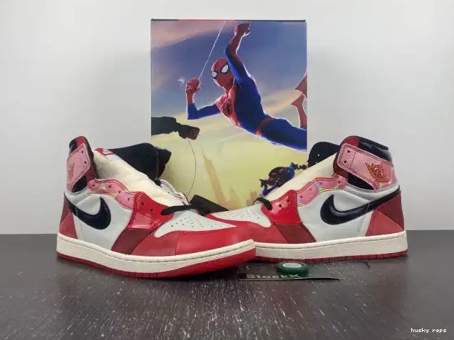 Rep Husky the Across DV1748-601 High 1 OG Spider-Verse Jordan Spider-Man 0209