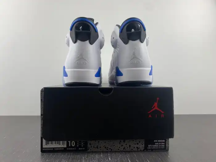 Rep Husky Air Jordan 6 Retro Sport Blue (2014) 384664-107 0206