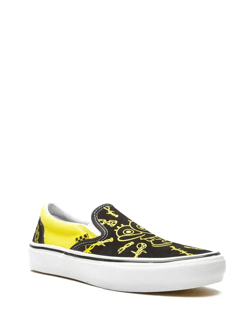 Cheap Husky Vans x Mike Gigliotti x SpongeBob SquarePants Skate Slip On sneakers  0205