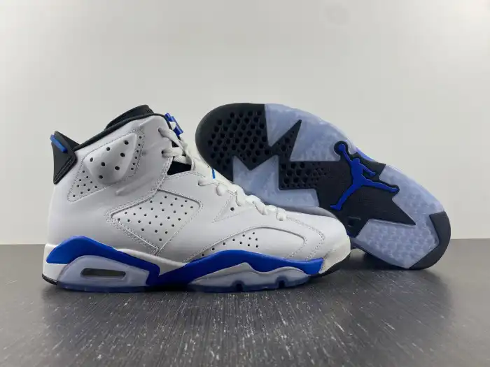 Rep Husky Air Jordan 6 Retro Sport Blue (2014) 384664-107 0206