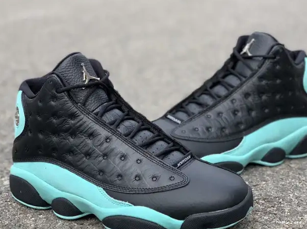 Rep Husky Jordan Island Black Green Retro 13 414571-030 Air 0213