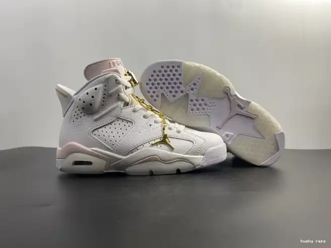 Rep Husky Retro Air (W) Hoops DH9696-100 Gold Jordan 6 0228