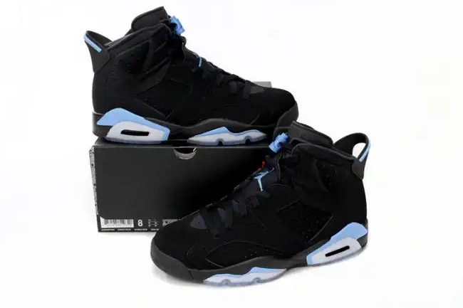 Cheap Husky Air Jordan 6 384664-006 UNC Retro 0225