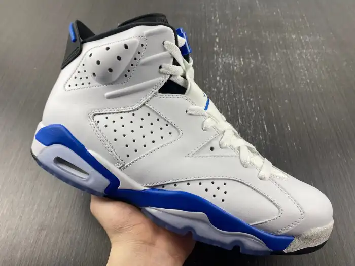 Rep Husky Air Jordan 6 Retro Sport Blue (2014) 384664-107 0206