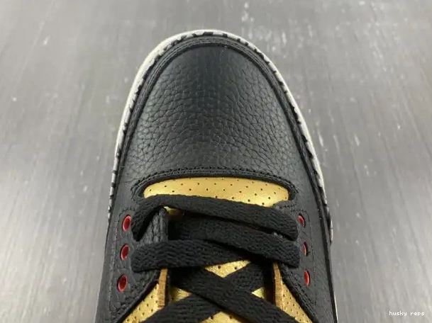 Rep Husky Black CK9246-067 WMNS 3 Gold Air Jordan 0227