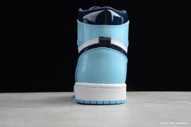 Rep Husky CD0461-401 OG Retro UNC Air 1 High Patent Jordan 0225