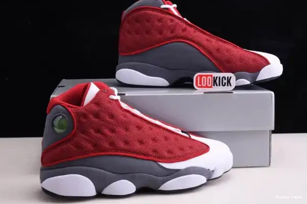 Rep Husky Jordan Flint Retro Gym Red 414571-600 Air Grey 13 0221