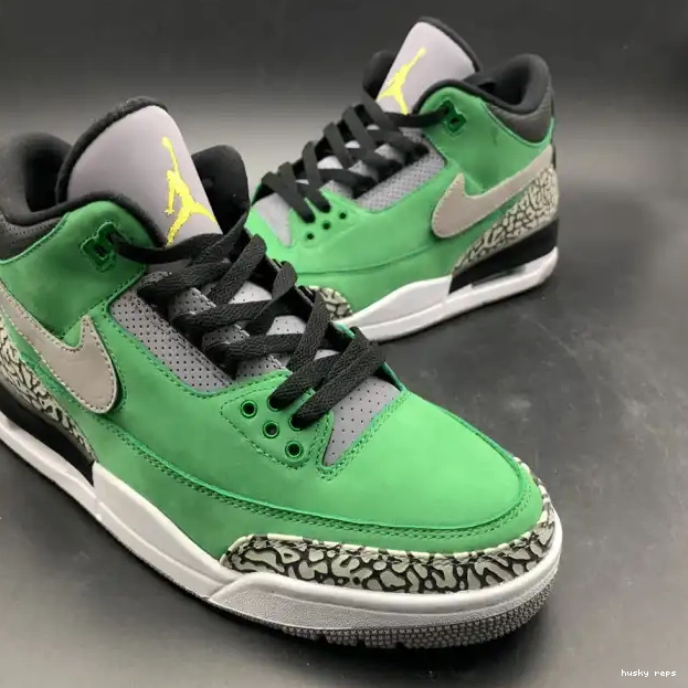 Rep Husky Retro Tinker shoes 3 Jordan Air AJ3 Oregon Ducks 867493 PE 0225