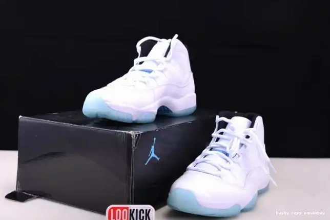 Rep Husky 378037-117 Retro Blue Jordan Legend 11 Air (2014) 0225