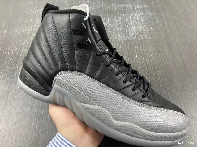 Rep Husky Air 12 Black Jordan Wolf Grey CT8013-019 0217