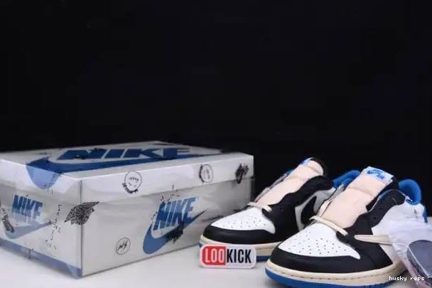 Rep Husky Retro Air Scott x Jordan Travis x Design 1 Low DM7866-140 Fragment 0228