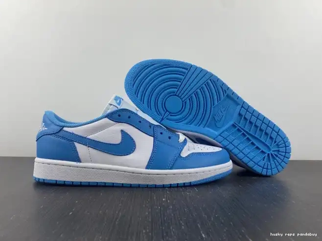 Rep Husky Nike SB UNC 1 Air CJ7891-401 Jordan x Low 0208