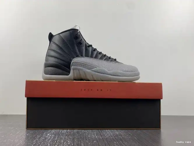 Rep Husky Air 12 Black Jordan Wolf Grey CT8013-019 0217