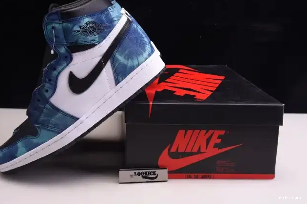 Rep Husky Air 1 CD0461-100 High Tie-Dye Jordan OG 0224