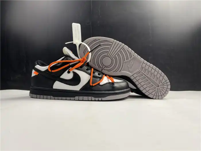 Rep Husky OFF-WHITE X NIKE DUNK LOW CT0856 -001 0203