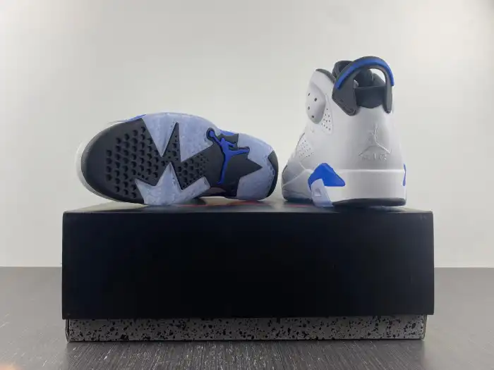 Rep Husky Air Jordan 6 Retro Sport Blue (2014) 384664-107 0206