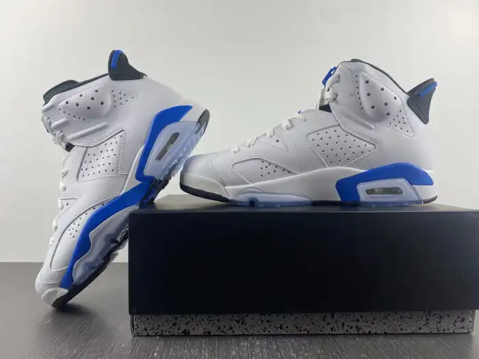 Rep Husky Air Jordan 6 Retro Sport Blue (2014) 384664-107 0206