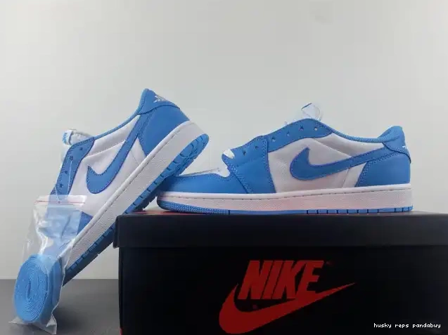 Rep Husky Nike SB UNC 1 Air CJ7891-401 Jordan x Low 0208