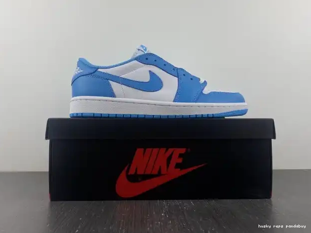 Rep Husky Nike SB UNC 1 Air CJ7891-401 Jordan x Low 0208