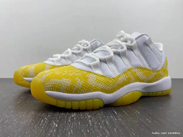 Rep Husky 11 Low Snakeskin WMNS AH7860-107 Jordan Air Yellow 0211