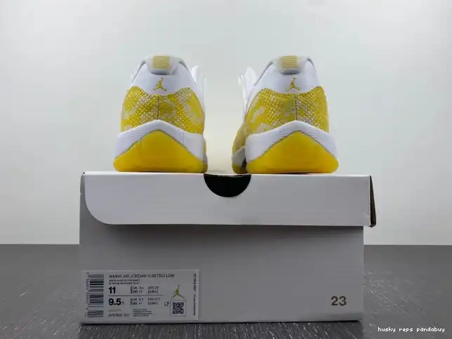 Rep Husky 11 Low Snakeskin WMNS AH7860-107 Jordan Air Yellow 0211