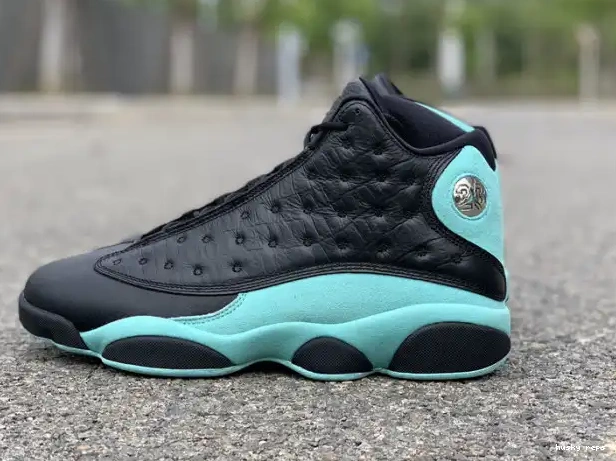 Rep Husky Jordan Island Black Green Retro 13 414571-030 Air 0213