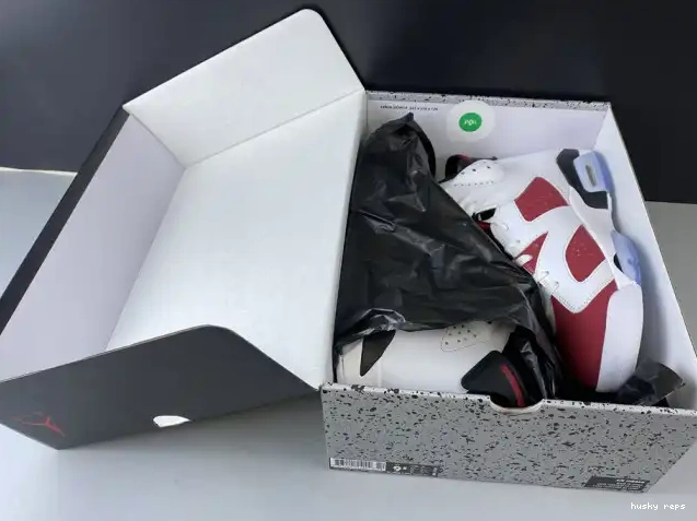 Rep Husky RETRO 6 2014 384664-160 'CARMINE' JORDAN AIR 0212