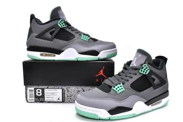 Cheap Husky Jordan 4 Glow 308497-033 Green Air Retro 0221