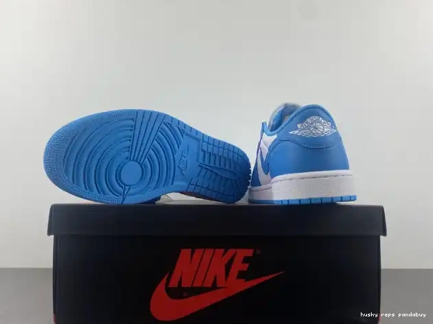 Rep Husky Nike SB UNC 1 Air CJ7891-401 Jordan x Low 0208