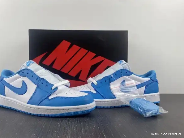 Rep Husky Nike SB UNC 1 Air CJ7891-401 Jordan x Low 0208