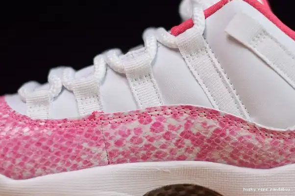 Rep Husky Jordan Snakeskin Air 11 WMNS Pink AH7860-106 Low 0219