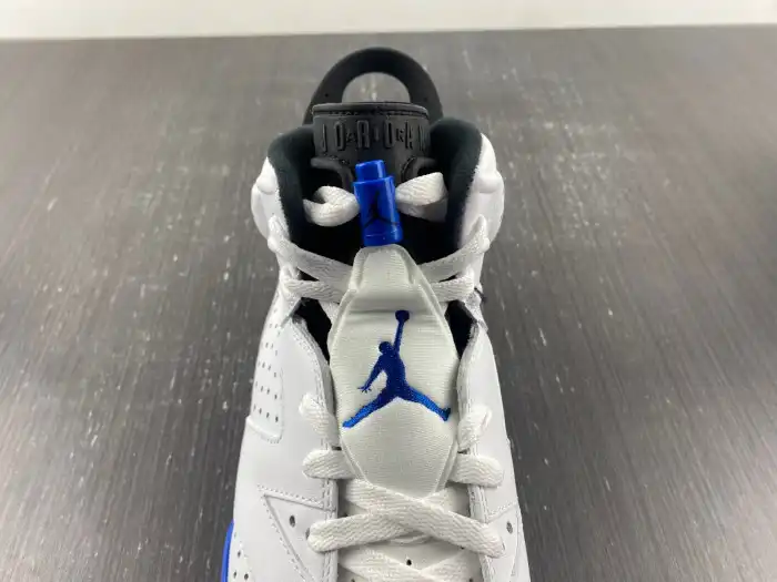 Rep Husky Air Jordan 6 Retro Sport Blue (2014) 384664-107 0206