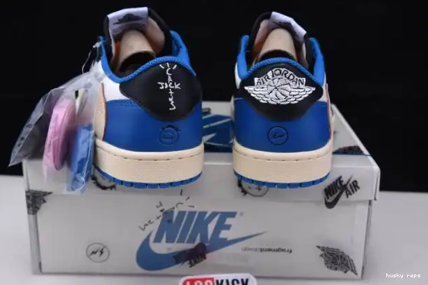 Rep Husky Retro Air Scott x Jordan Travis x Design 1 Low DM7866-140 Fragment 0228