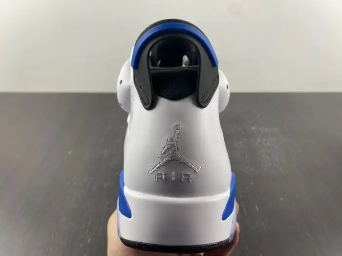 Rep Husky Air Jordan 6 Retro Sport Blue (2014) 384664-107 0206