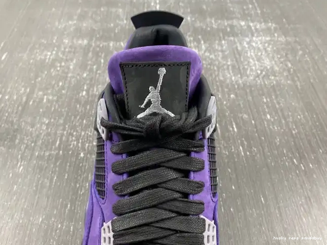 Rep Husky x Travis Jordan Purple 4 Suede Scott Air 0219