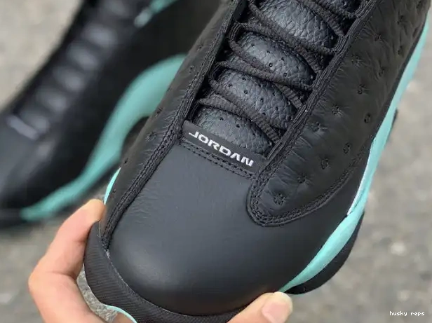 Rep Husky Jordan Island Black Green Retro 13 414571-030 Air 0213