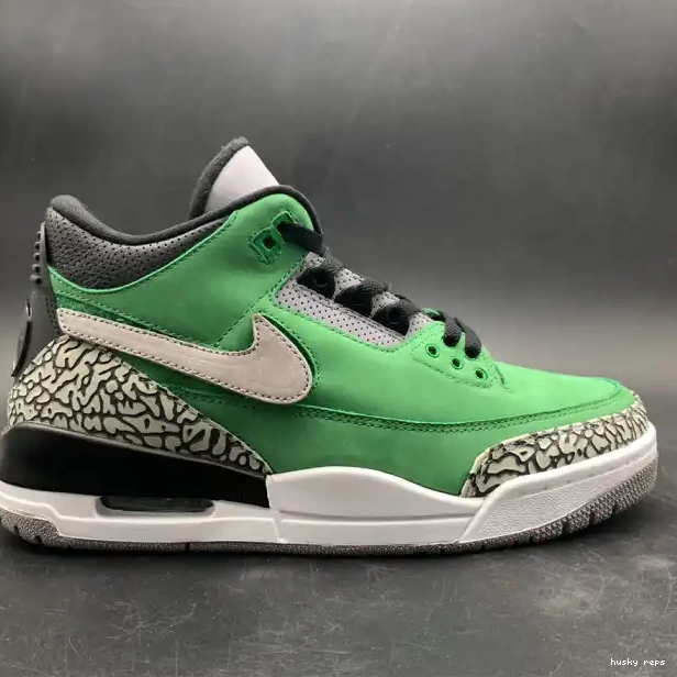 Rep Husky Retro Tinker shoes 3 Jordan Air AJ3 Oregon Ducks 867493 PE 0225