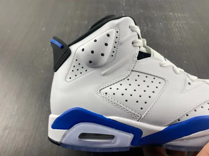 Rep Husky Air Jordan 6 Retro Sport Blue (2014) 384664-107 0206